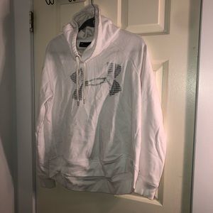 super soft white under armour hoodie